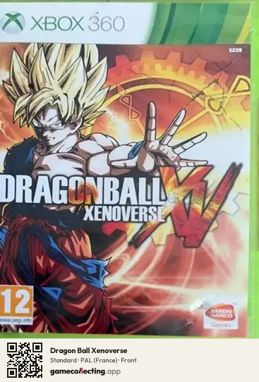Dragon Ball Xenoverse Xbox 360, France box front