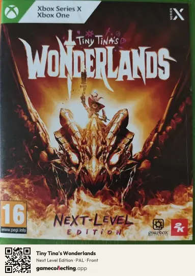Tiny Tina's Wonderlands Xbox Series X, PAL box front