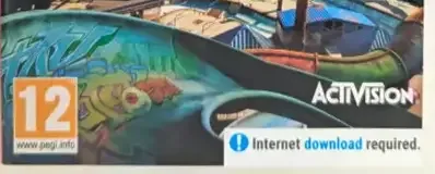 Tony Hawk's Pro Skater 3 + 4, the PEGI square on its front