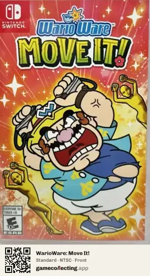 WarioWare: Move It! Nintendo Switch, NTSC box front