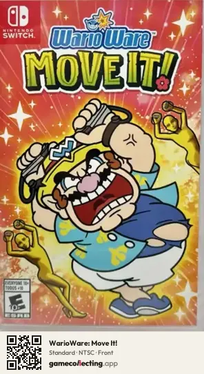 WarioWare: Move It! Nintendo Switch, NTSC box front