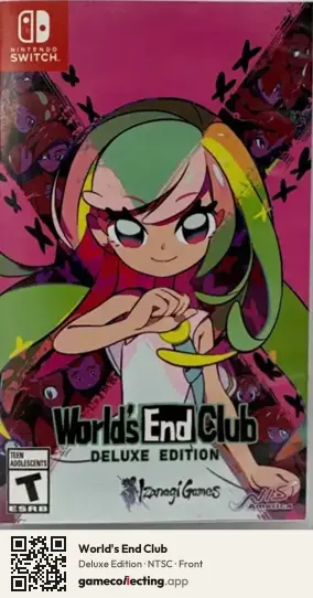 World's End Club Nintendo Switch, NTSC box front