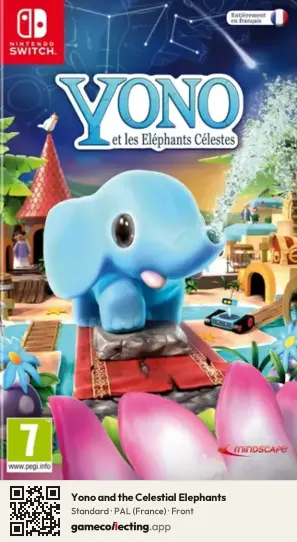 Yono and the Celestial Elephants Nintendo Switch, France box front