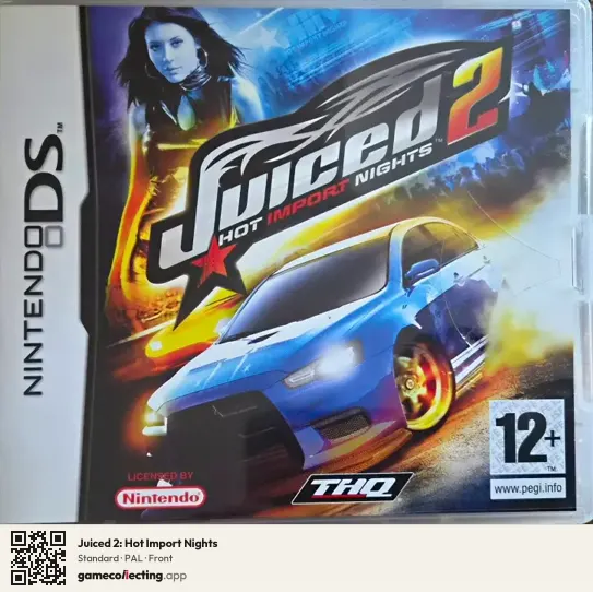 Juiced 2: Hot Import Nights Nintendo DS, PAL box front