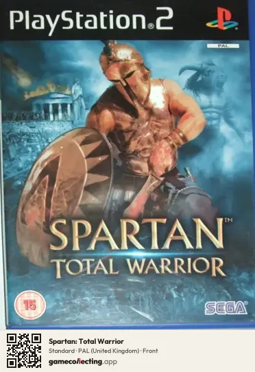Spartan: Total Warrior PlayStation 2, United Kingdom box front