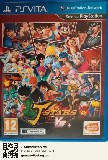 J-Stars Victory Vs PlayStation Vita, Italy box front