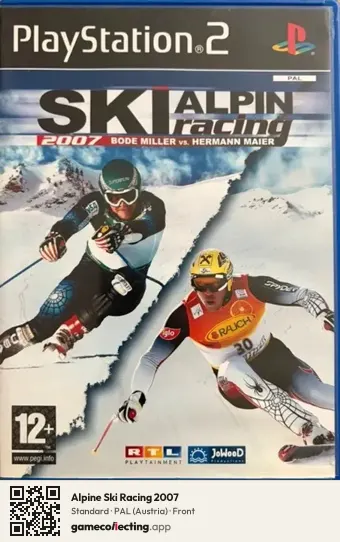 Alpine Ski Racing 2007 PlayStation 2, Austria box front