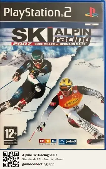 Alpine Ski Racing 2007 PlayStation 2, Austria box front