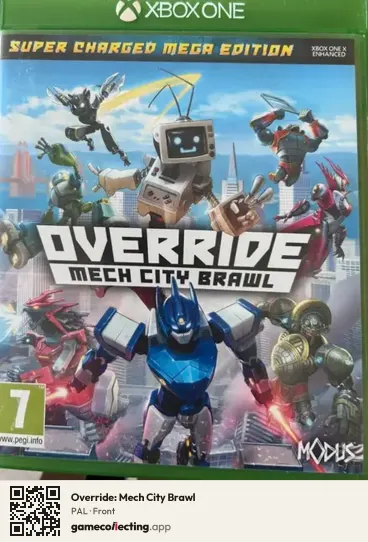Override: Mech City Brawl Xbox One, PAL box front