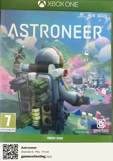 Astroneer Xbox One, PAL box front
