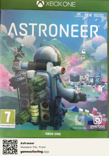 Astroneer Xbox One, PAL box front