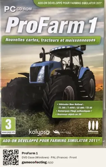 ProFarm 1 Computer, France box front
