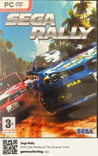 Sega Rally Computer, France box front