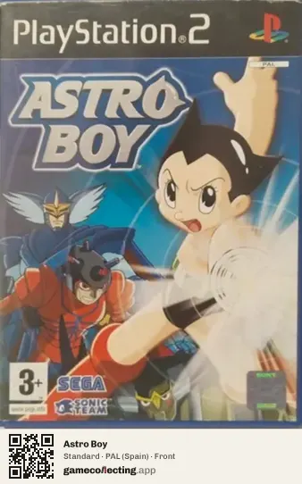 Astro Boy PlayStation 2, Spain box front