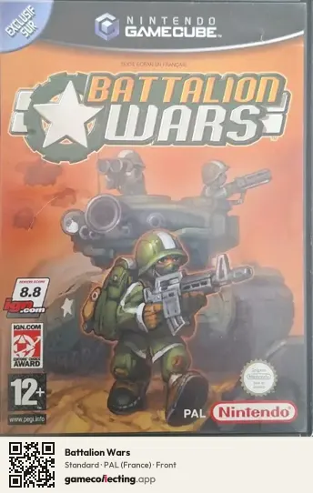 Battalion Wars Nintendo GameCube, France box front