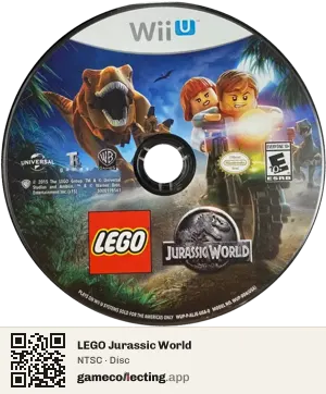 LEGO Jurassic World Nintendo Wii U, NTSC disc