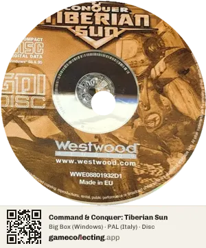Command & Conquer: Tiberian Sun Computer, PAL disc