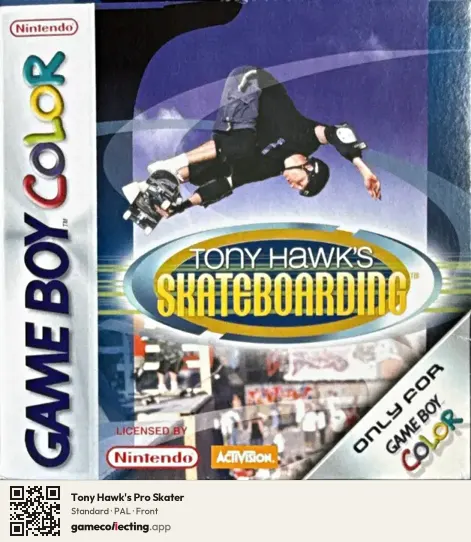 Tony Hawk's Pro Skater Game Boy Color, PAL box front