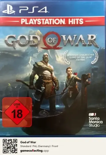 God of War PlayStation 4, Germany box front