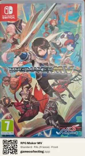 RPG Maker MV Nintendo Switch, France box front