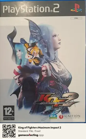 King of Fighters Maximum Impact 2 PlayStation 2, PAL box front