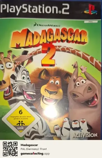 Madagascar PlayStation 2, Germany box front