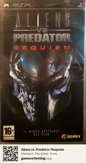 Aliens vs. Predator: Requiem PlayStation Portable, Italy box front