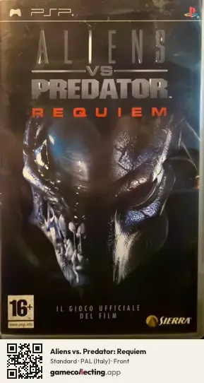 Aliens vs. Predator: Requiem PlayStation Portable, Italy box front