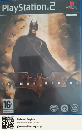 Batman Begins PlayStation 2, PAL box front