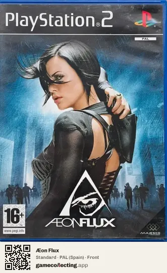 Æon Flux PlayStation 2, Spain box front