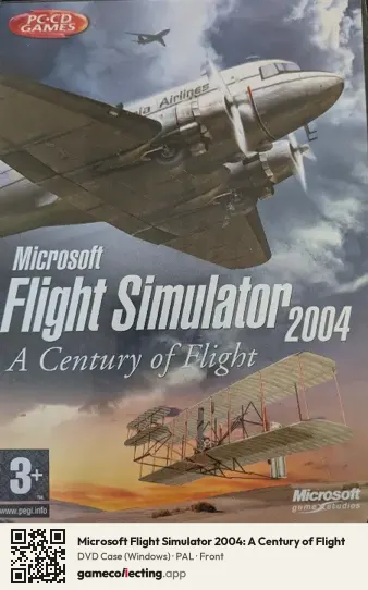 Microsoft Flight Simulator 2004: A Century of Flight Computer, PAL box front
