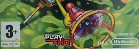 SpongeBob SquarePants featuring Nicktoons: Globs of Doom, the PEGI square on its front