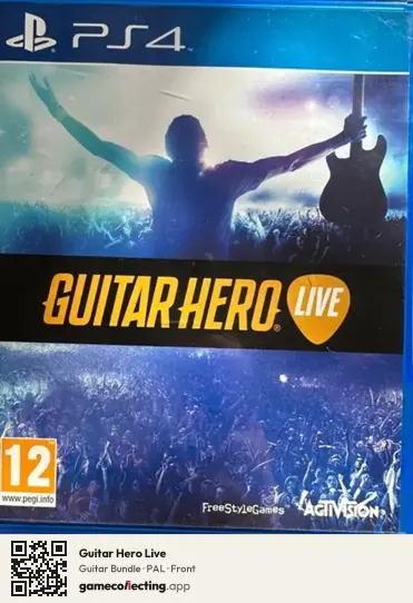 Guitar Hero Live PlayStation 4, PAL box front