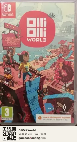 OlliOlli World Nintendo Switch, PAL box front