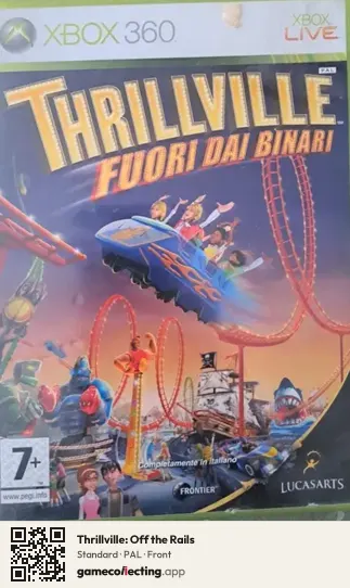 Thrillville: Off the Rails Xbox 360, PAL box front