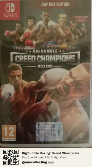 Big Rumble Boxing: Creed Champions Nintendo Switch, Italy box front