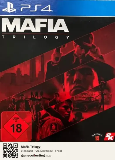 Mafia Trilogy PlayStation 4, Germany box front