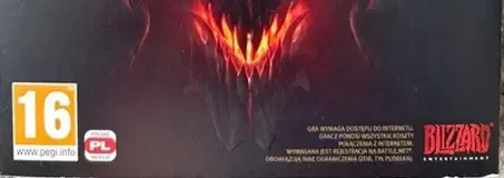 Diablo III, the PEGI square on its front