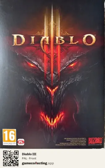 Diablo III Computer, PAL box front