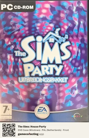 The Sims: House Party Computer, Netherlands box front