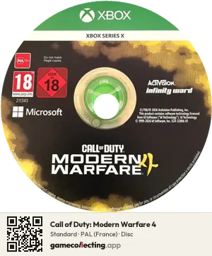 Call of Duty: Modern Warfare 4 Xbox Series X, PAL disc