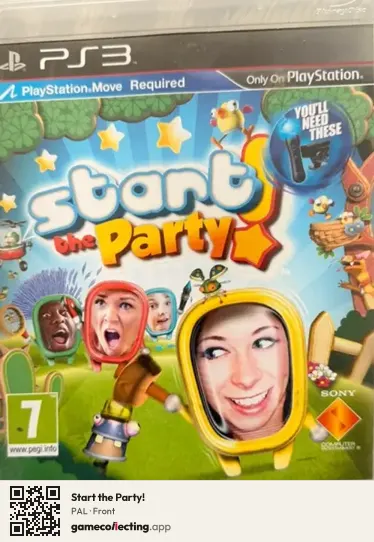 Start the Party! PlayStation 3, PAL box front