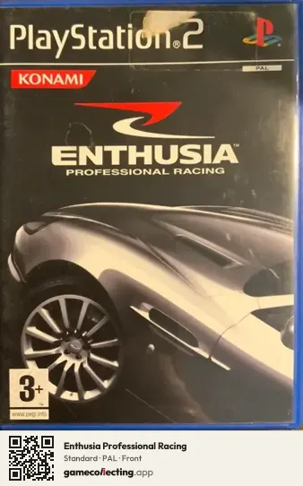 Enthusia Professional Racing PlayStation 2, PAL box front