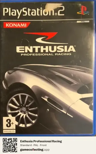 Enthusia Professional Racing PlayStation 2, PAL box front