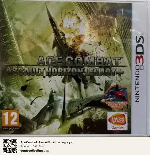 Ace Combat: Assault Horizon Legacy+ Nintendo 3DS, PAL box front