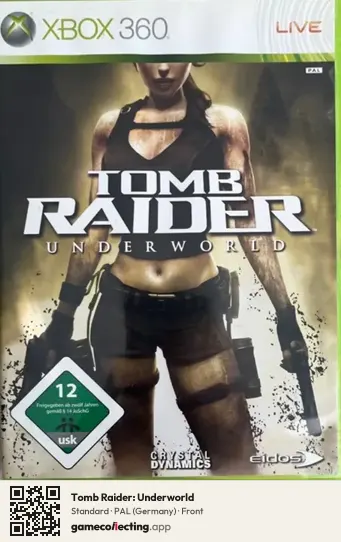 Tomb Raider: Underworld Xbox 360, Germany box front