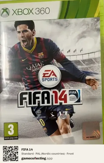 FIFA 14 Xbox 360, Nordic countries box front