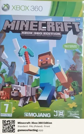 Minecraft: Xbox 360 Edition Xbox 360, Poland box front
