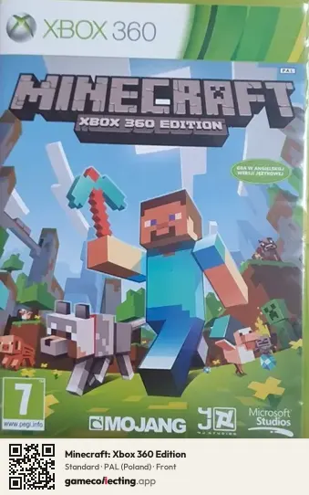 Minecraft: Xbox 360 Edition Xbox 360, Poland box front