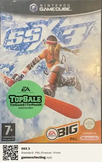 SSX 3 Nintendo GameCube, France box front